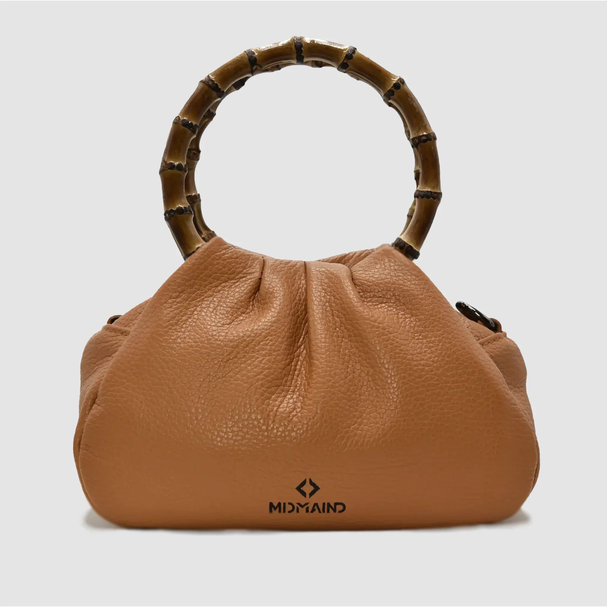 PETITE M BAMBOO - Borsa a mano Bamboo in pelle - CAMEL - MIDMAIND™ | BRAND