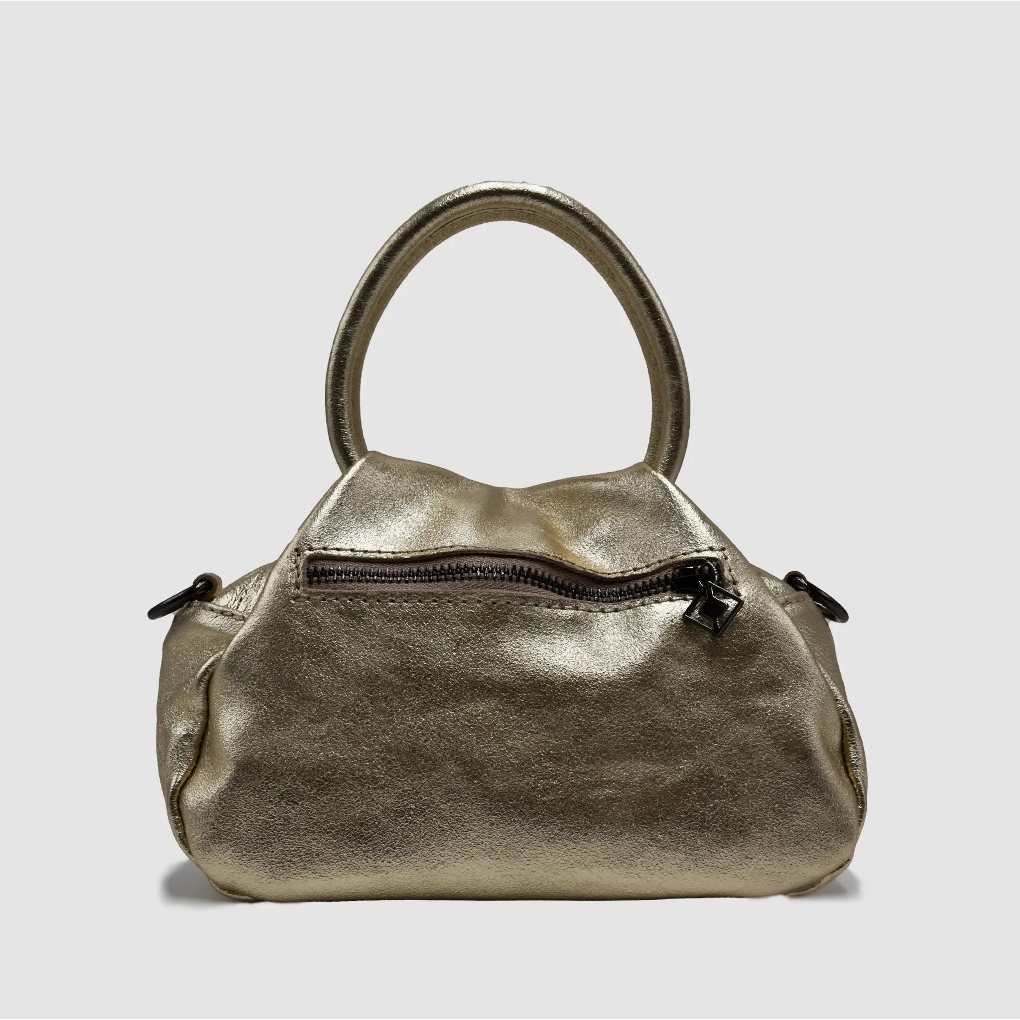 PETITE M - Borsa a mano in pelle - GOLD - MIDMAIND™ | BRAND