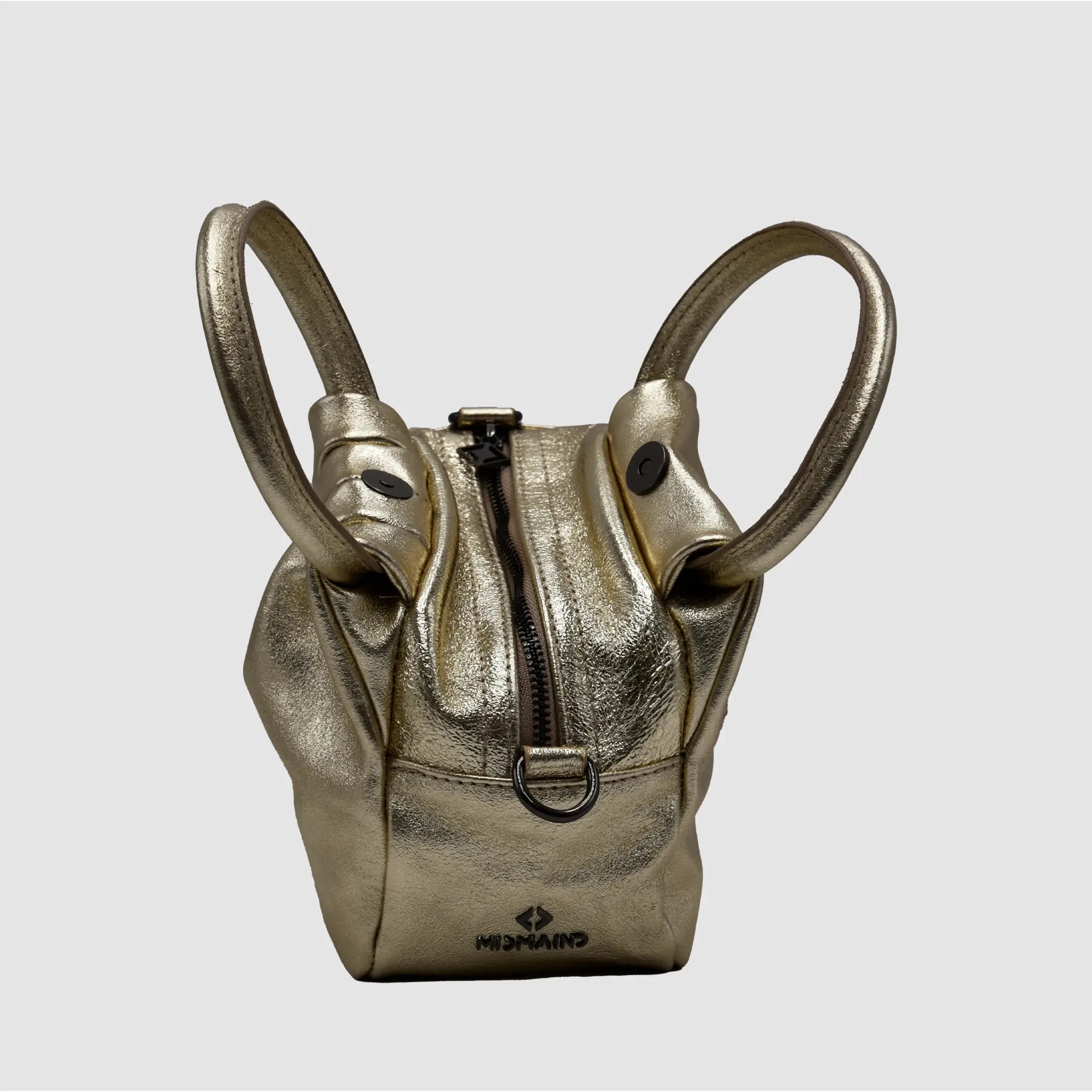 PETITE M - Borsa a mano in pelle - GOLD - MIDMAIND™ | BRAND