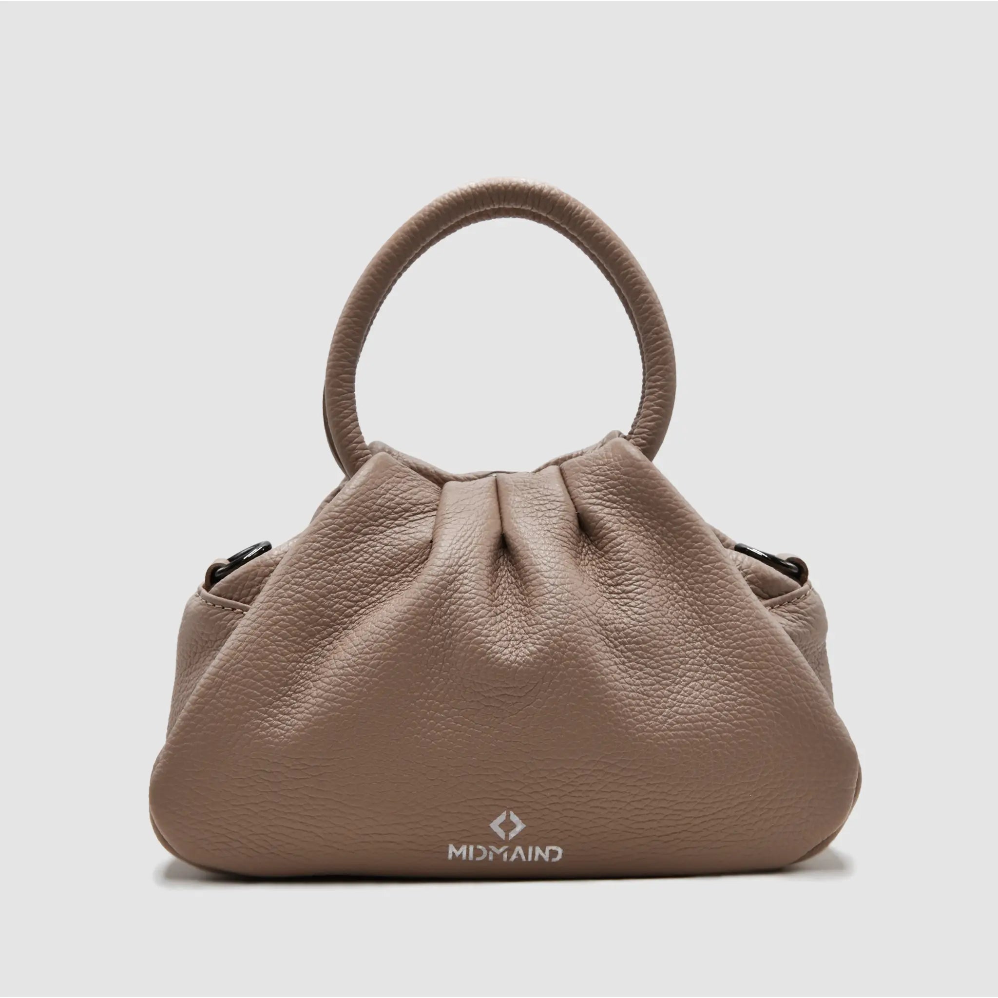 PETITE M - Borsa a mano in pelle martellata - ROSA ANTICO - MIDMAIND™ | BRAND