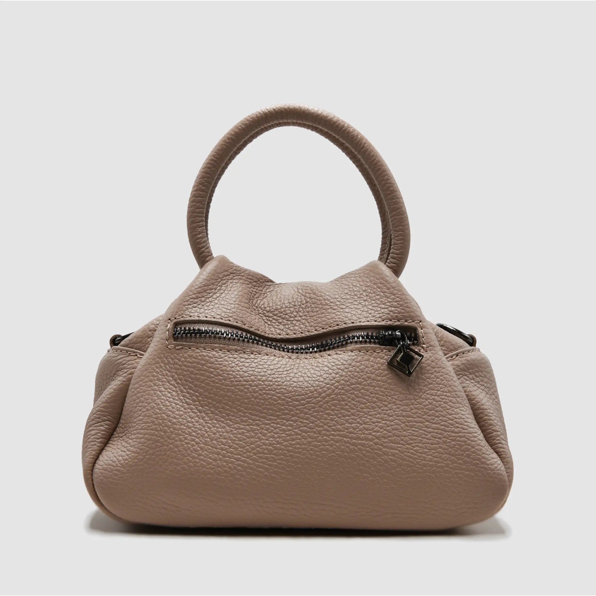 PETITE M - Borsa a mano in pelle martellata - ROSA ANTICO - MIDMAIND™ | BRAND
