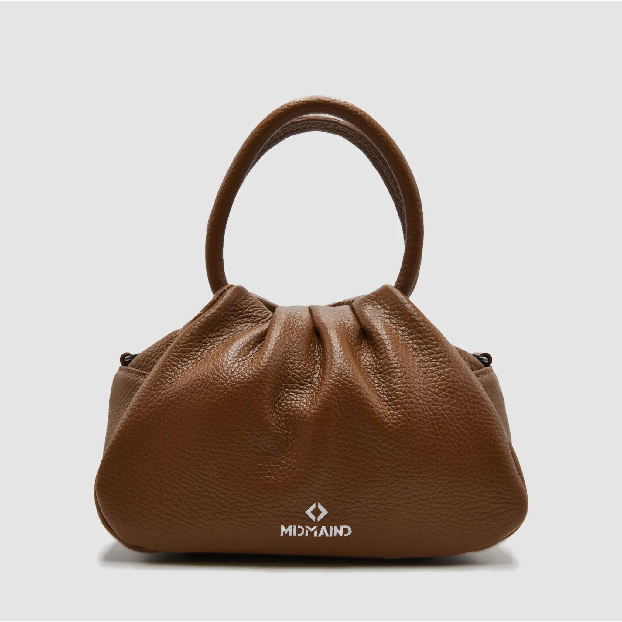 PETITE M - Borsa a mano in pelle - MILK CHOCOLATE - MIDMAIND™ | BRAND