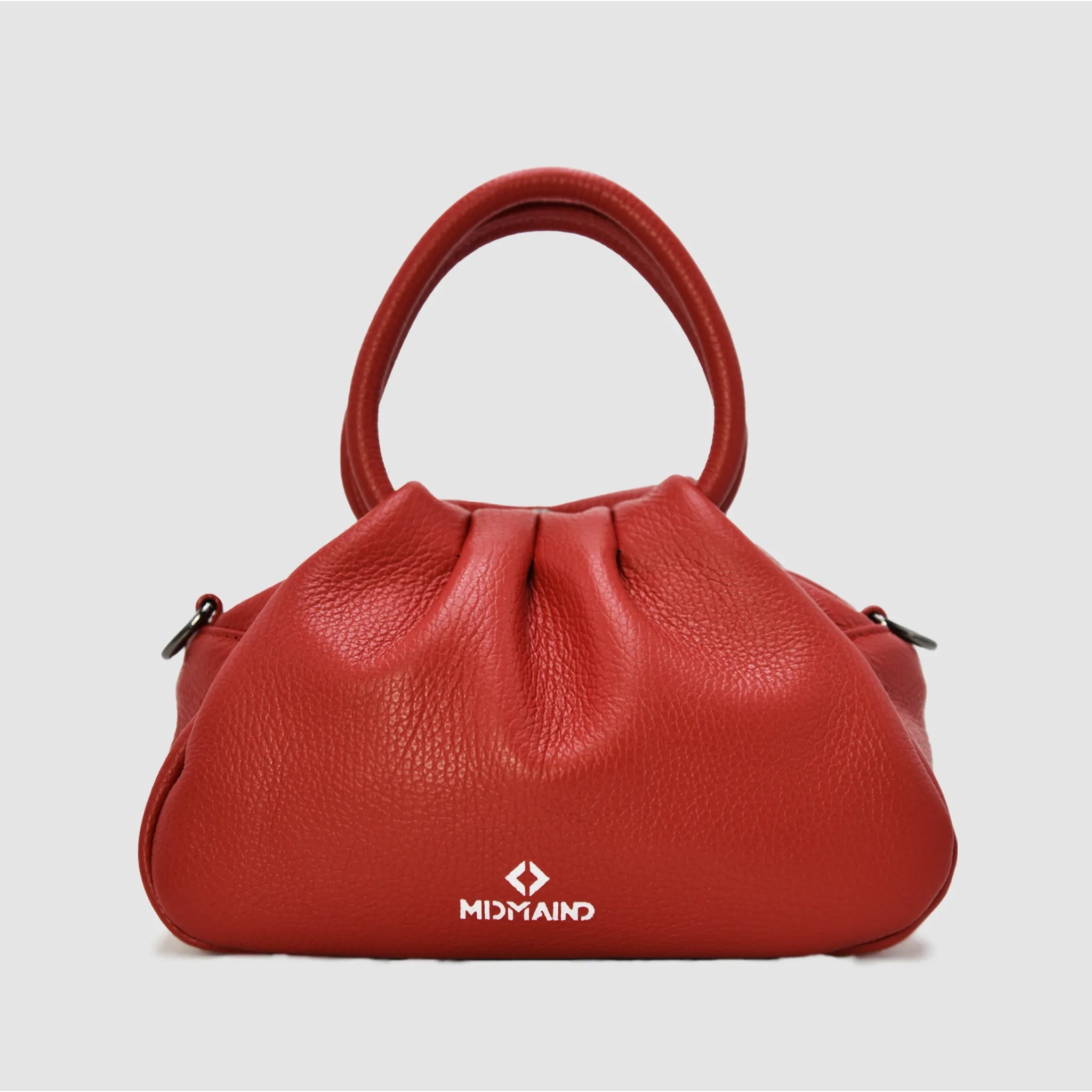 PETITE M - Borsa a mano in pelle - ROSSO - MIDMAIND™ | BRAND