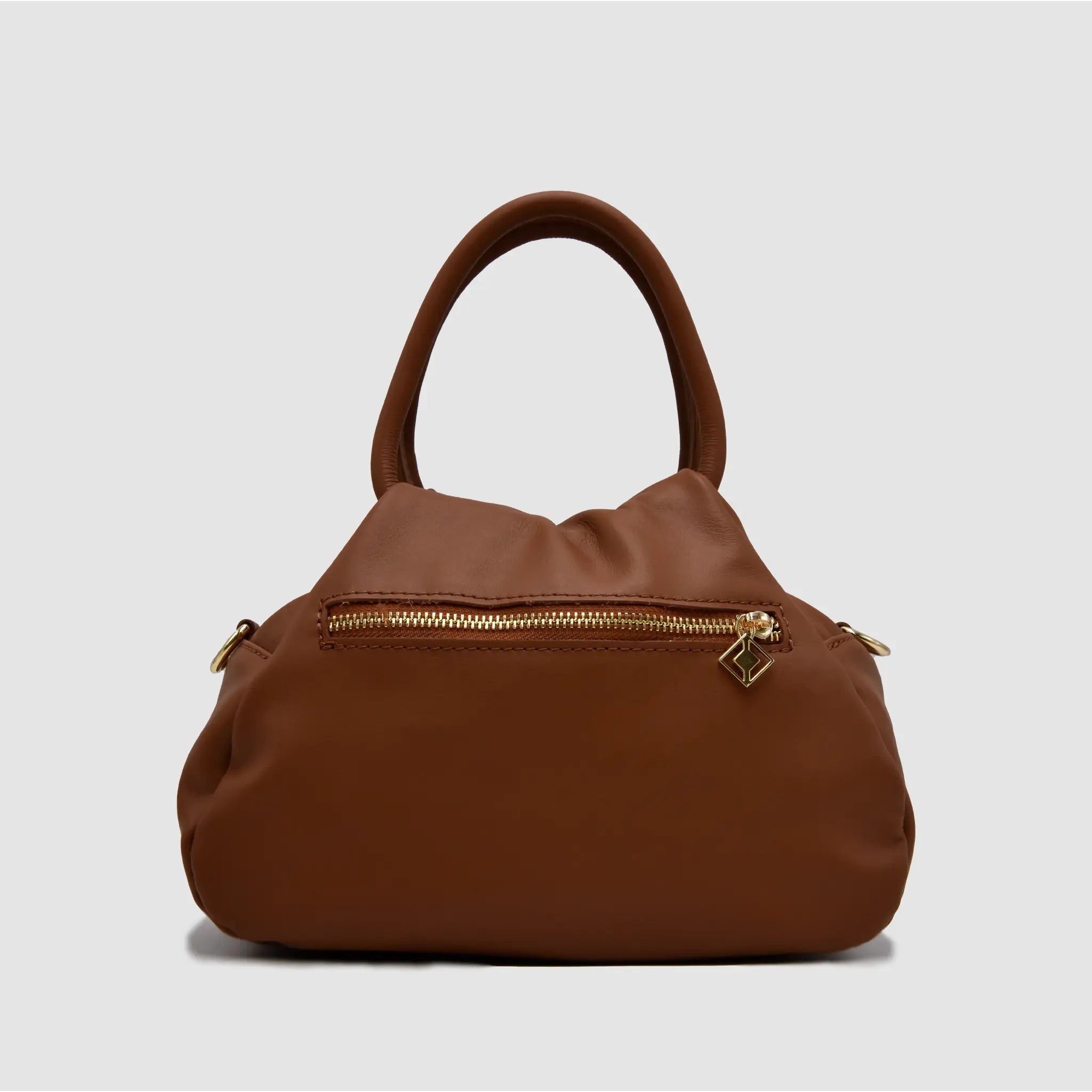 PETITE M - Borsa a mano in Pelle Sauvage - CUOIO - MIDMAIND™ | BRAND