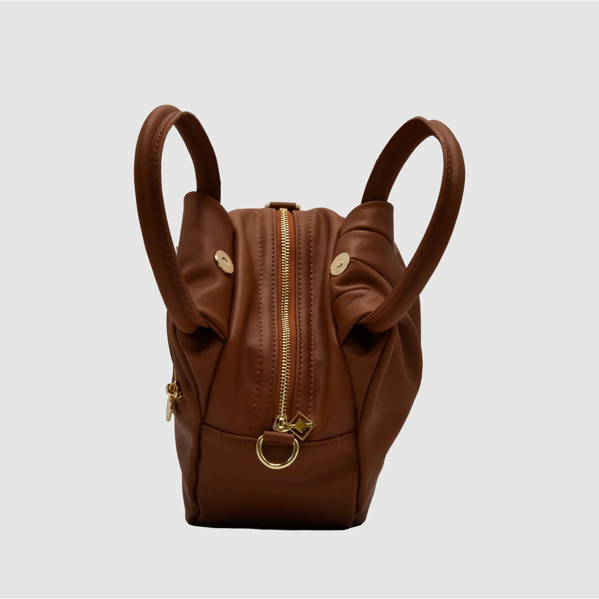 PETITE M - Borsa a mano in Pelle Sauvage - CUOIO - MIDMAIND™ | BRAND