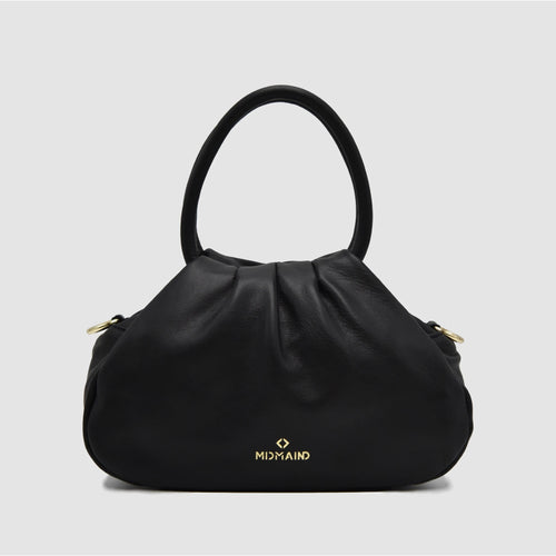 PETITE M - Borsa a mano in Pelle Sauvage - NERO - MIDMAIND™ | BRAND