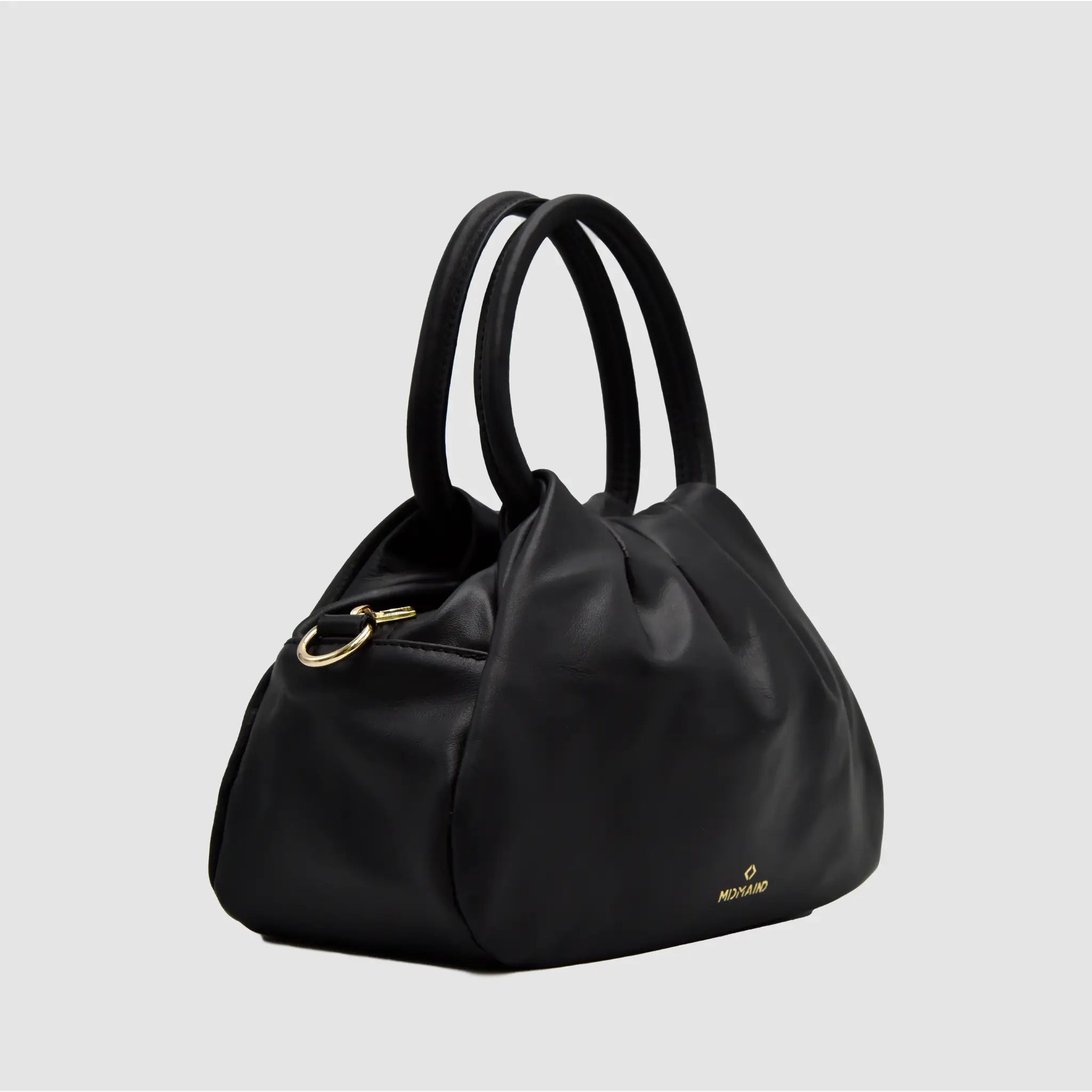PETITE M - Borsa a mano in Pelle Sauvage - NERO - MIDMAIND™ | BRAND
