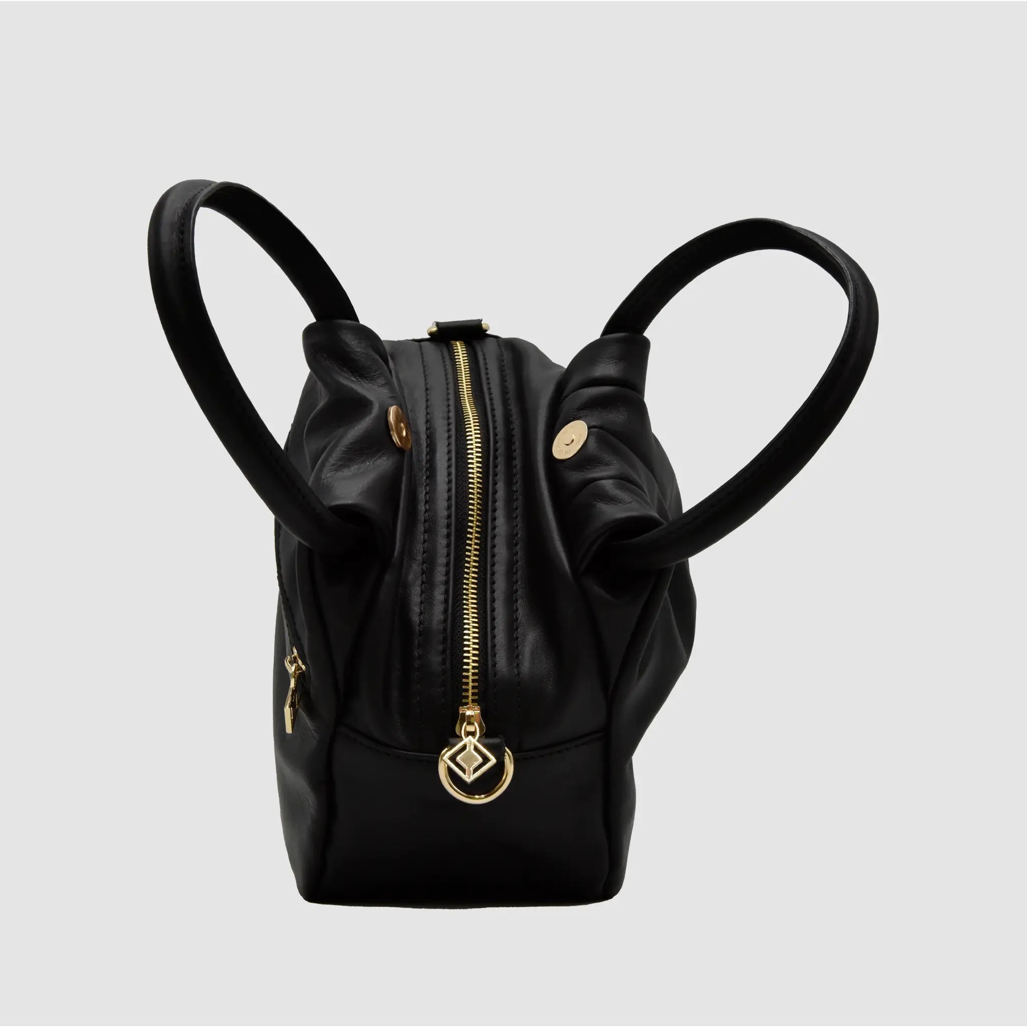 PETITE M - Borsa a mano in Pelle Sauvage - NERO - MIDMAIND™ | BRAND