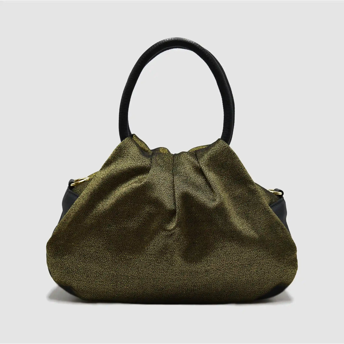 Borsa a Mano Media in Pelle e Jeans | PETITE M