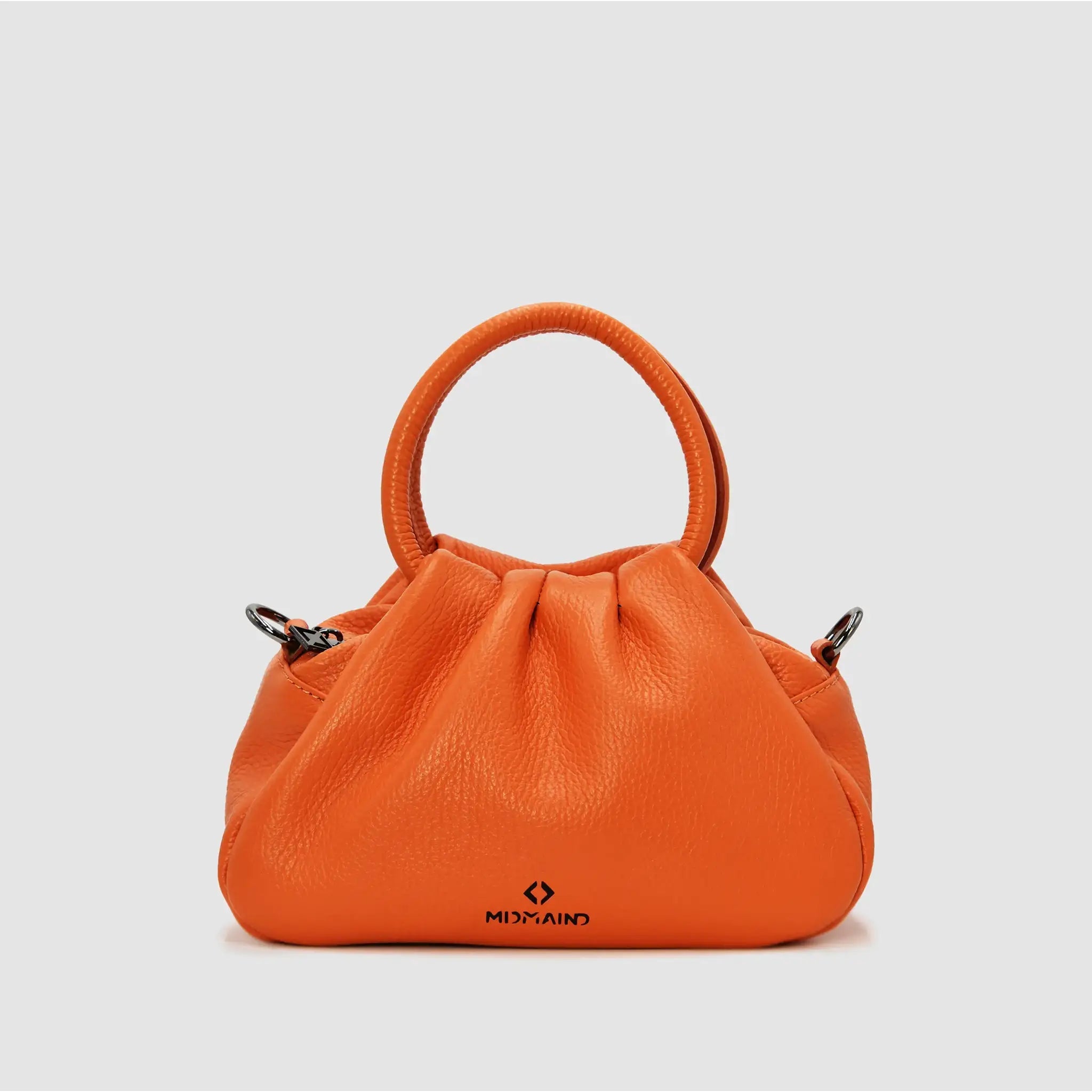 PETITE S - Borsa a mano in pelle - ARANCIONE - MIDMAIND™ | BRAND