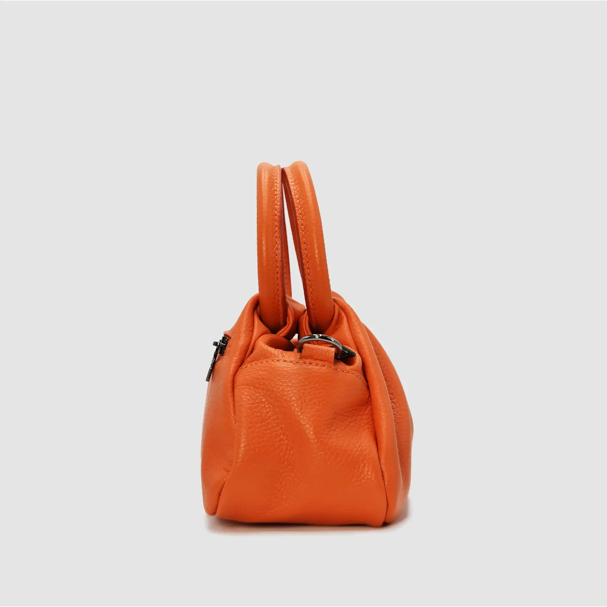 PETITE S - Borsa a mano in pelle - ARANCIONE - MIDMAIND™ | BRAND