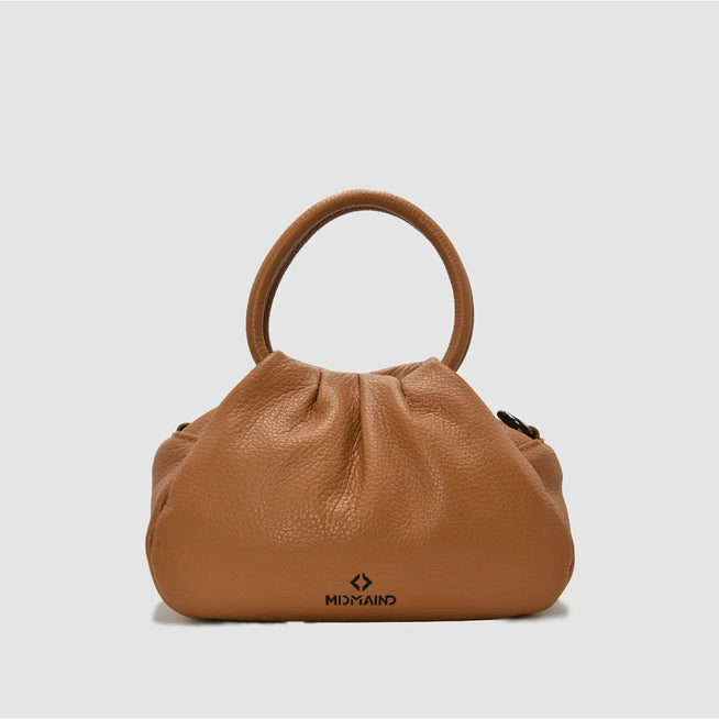 PETITE S - Borsa a mano in pelle - ARANCIONE - MIDMAIND™ | BRAND