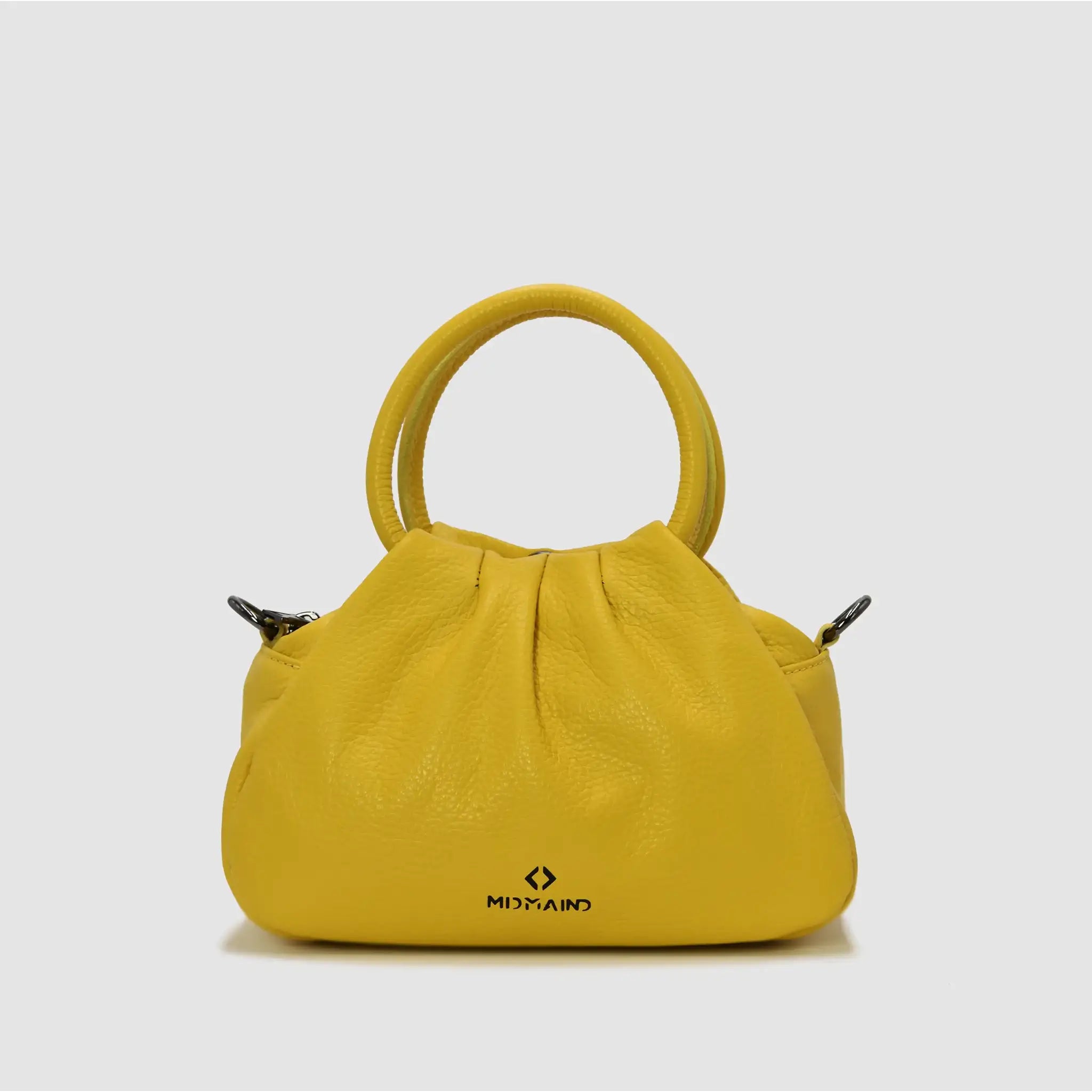 PETITE S - Borsa a mano in pelle - ARANCIONE - MIDMAIND™ | BRAND