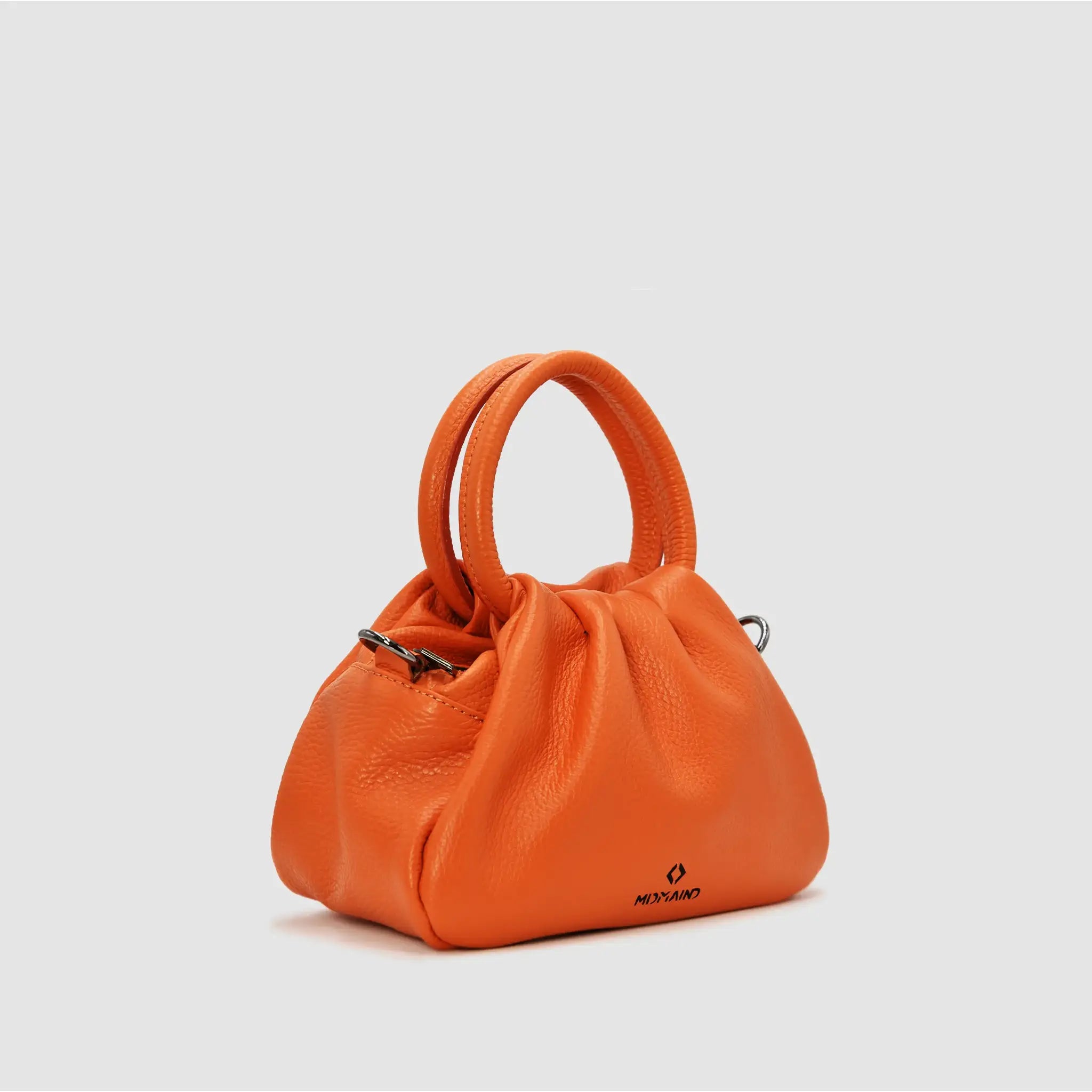 PETITE S - Borsa a mano in pelle - ARANCIONE - MIDMAIND™ | BRAND