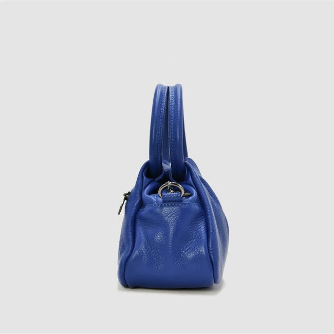 PETITE S - Borsa a mano in pelle - BLU - MIDMAIND™ | BRAND