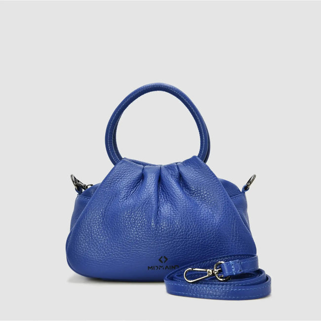 PETITE S - Borsa a mano in pelle - BLU - MIDMAIND™ | BRAND