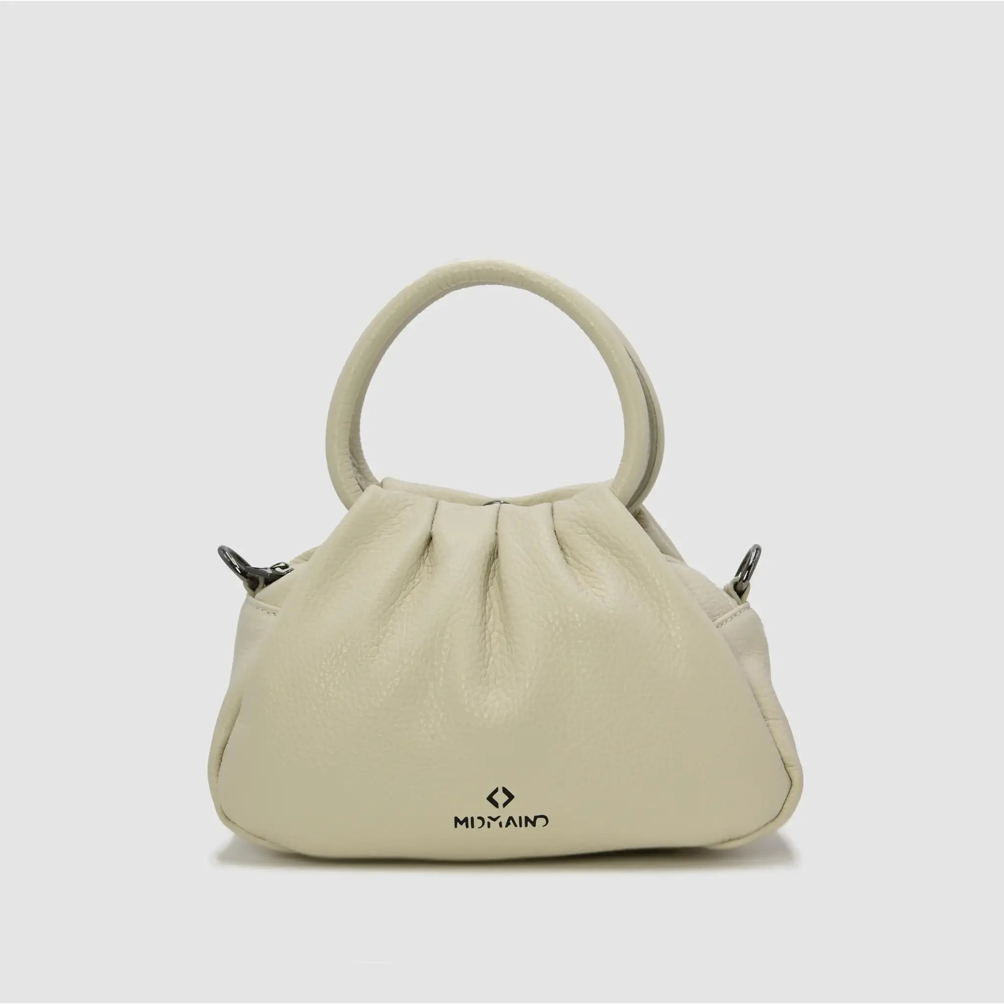 PETITE S - Borsa a mano in pelle - CAMEL - MIDMAIND™ | BRAND