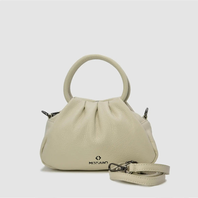 PETITE S - Borsa a mano in pelle - CREMA - MIDMAIND™ | BRAND