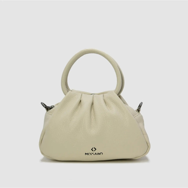 PETITE S - Borsa a mano in pelle - CREMA - MIDMAIND™ | BRAND