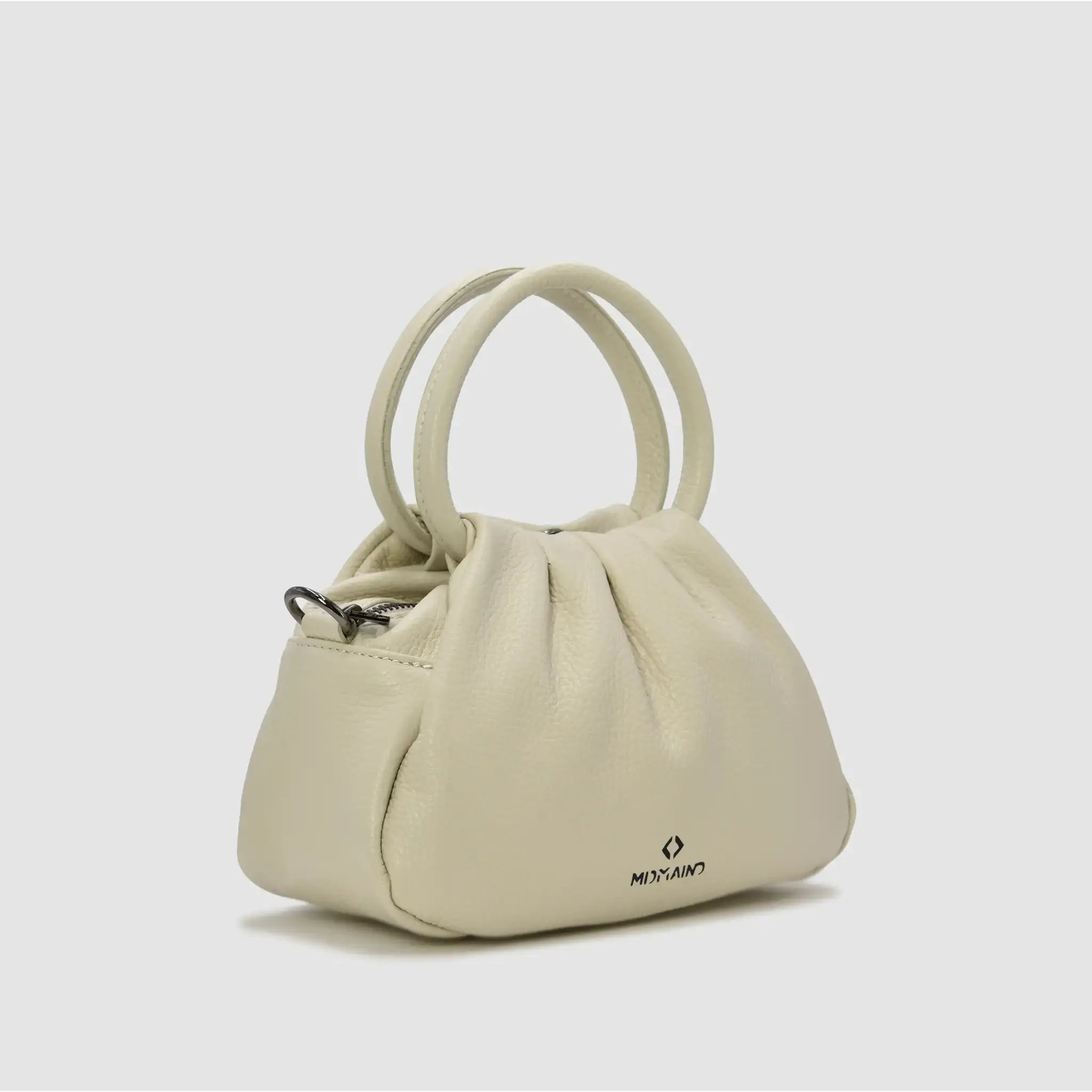 PETITE S - Borsa a mano in pelle - CREMA - MIDMAIND™ | BRAND