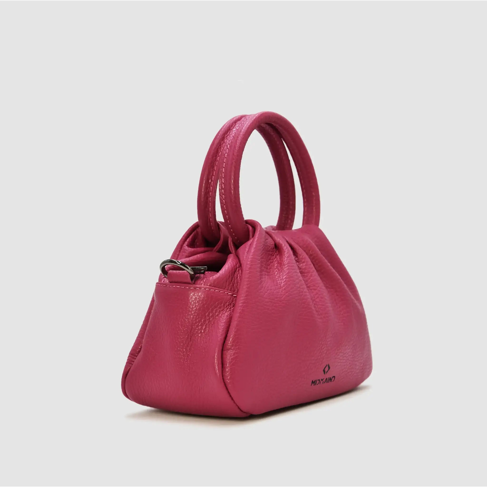 PETITE S - Borsa a mano in pelle - FUCSIA - MIDMAIND™ | BRAND