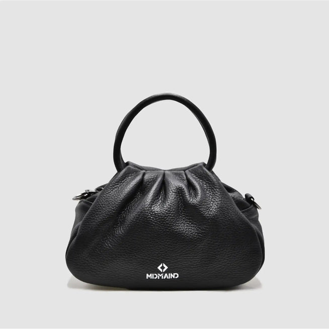 PETITE S - Borsa a mano in pelle - NERO - MIDMAIND™ | BRAND