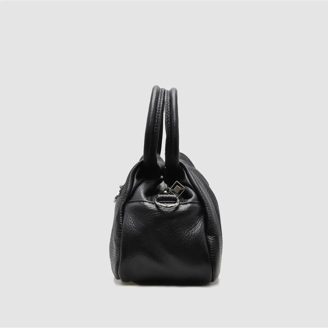 PETITE S - Borsa a mano in pelle - NERO - MIDMAIND™ | BRAND