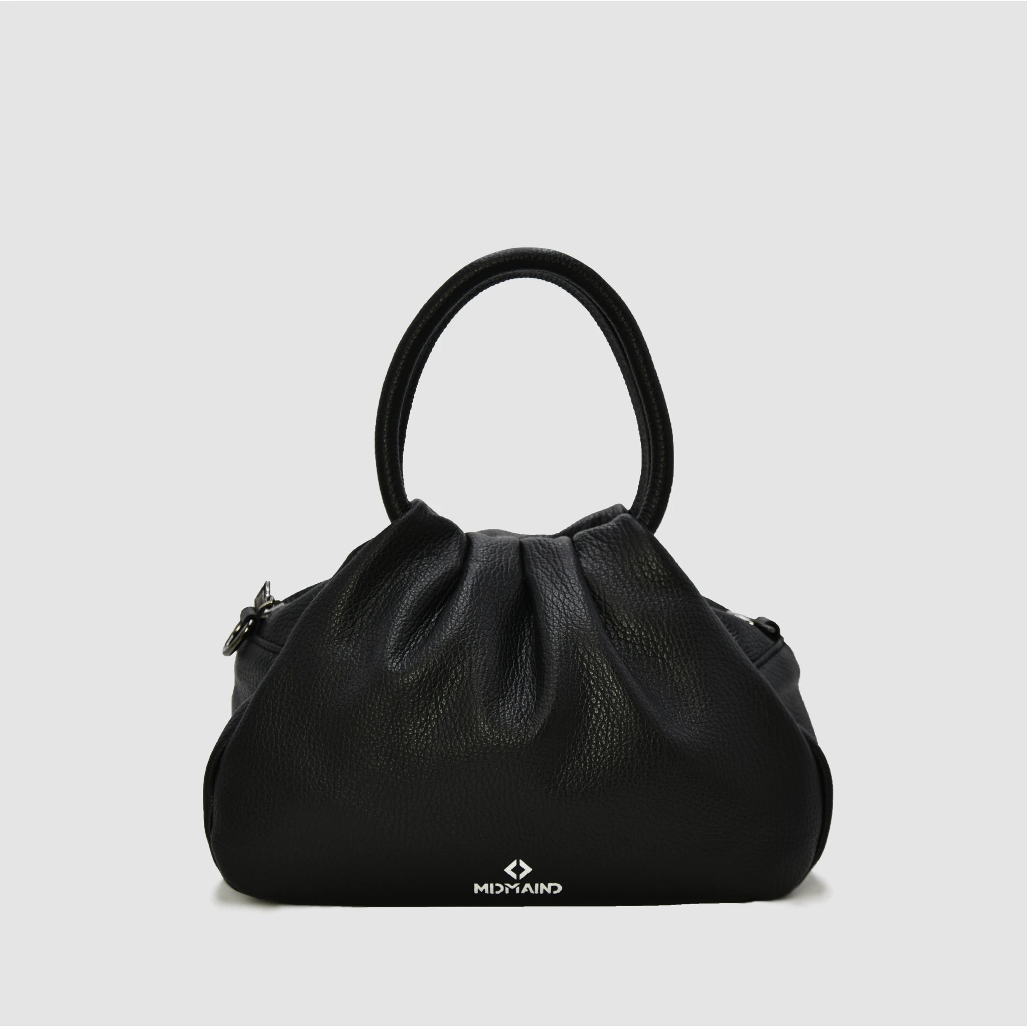 PETITE S - Borsa a mano in pelle - NERO - MIDMAIND™ | BRAND