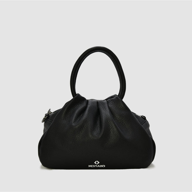 PETITE S - Borsa a mano in pelle - NERO - MIDMAIND™ | BRAND