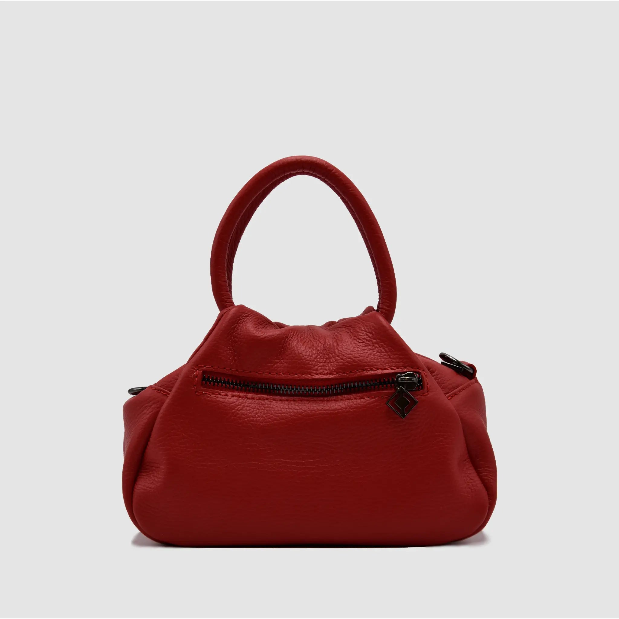 PETITE S - Borsa a mano in pelle - ROSSO - MIDMAIND™ | BRAND