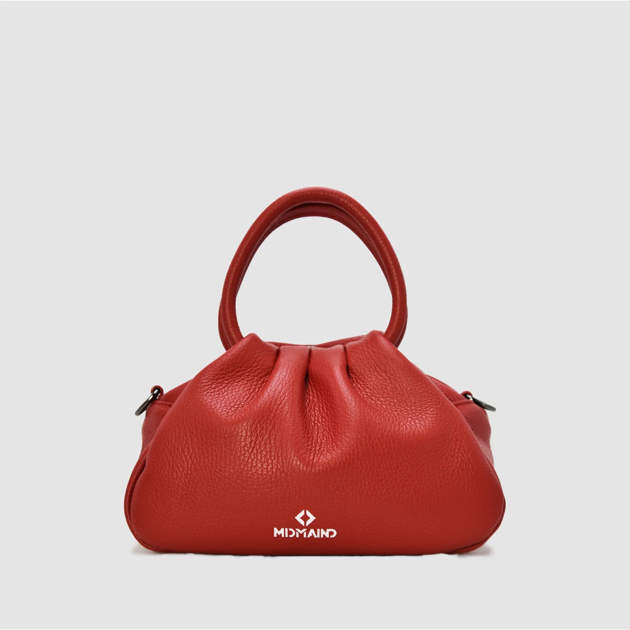 PETITE S - Borsa a mano in pelle - ROSSO - MIDMAIND™ | BRAND