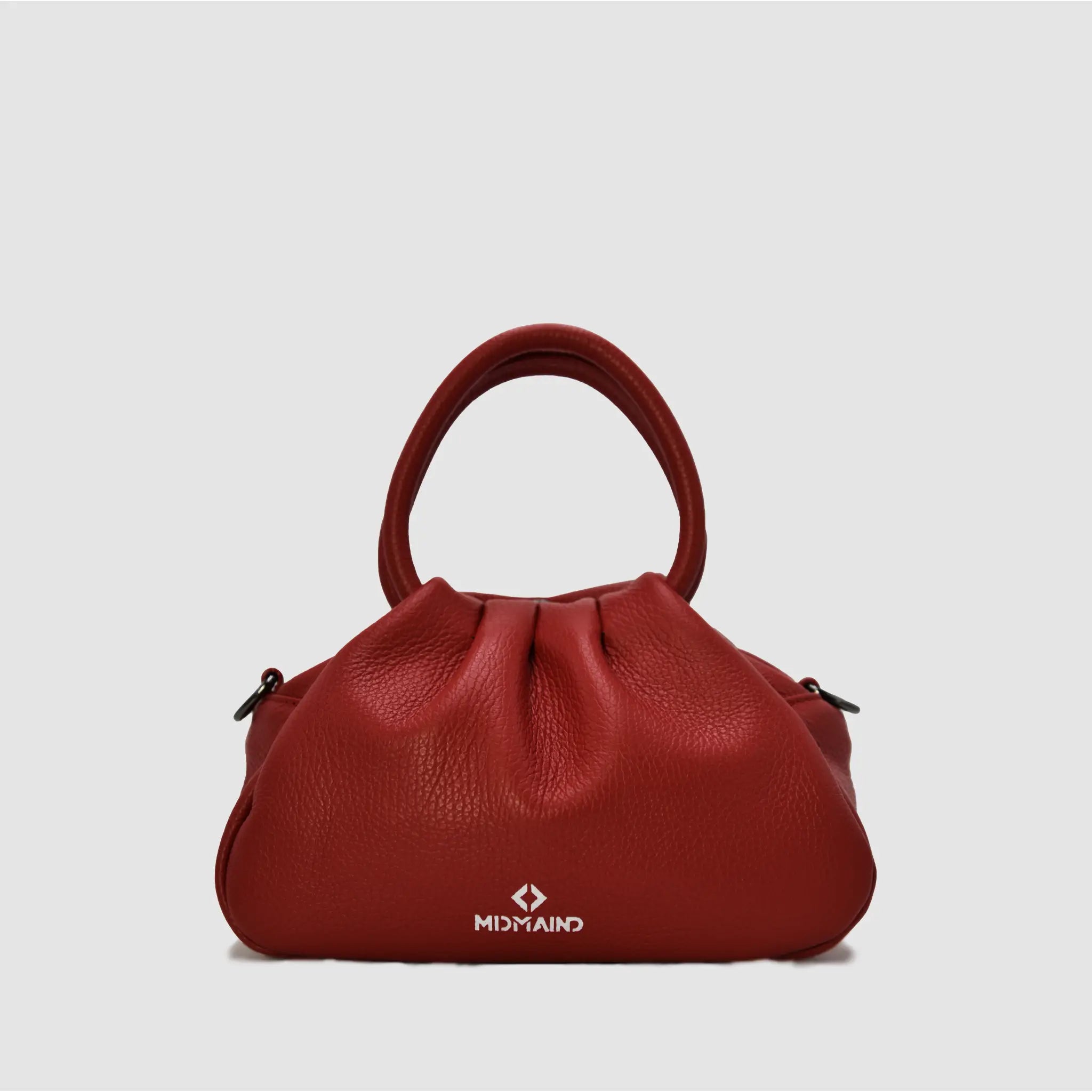 PETITE S - Borsa a mano in pelle - ROSSO - MIDMAIND™ | BRAND