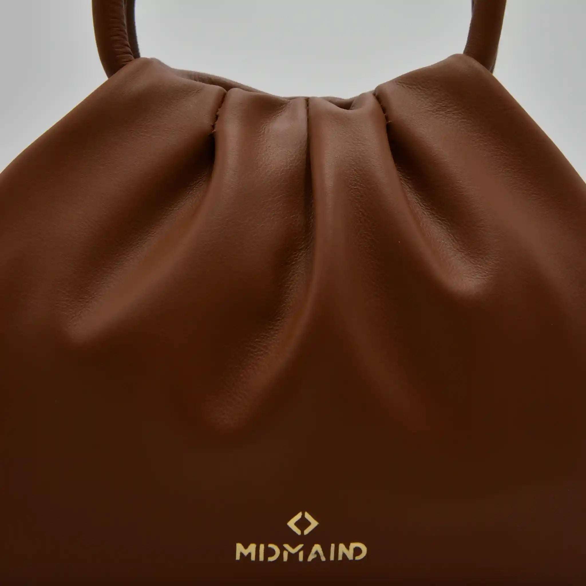 PETITE S - Borsa a mano in Pelle Sauvage - CUOIO - MIDMAIND™ | BRAND