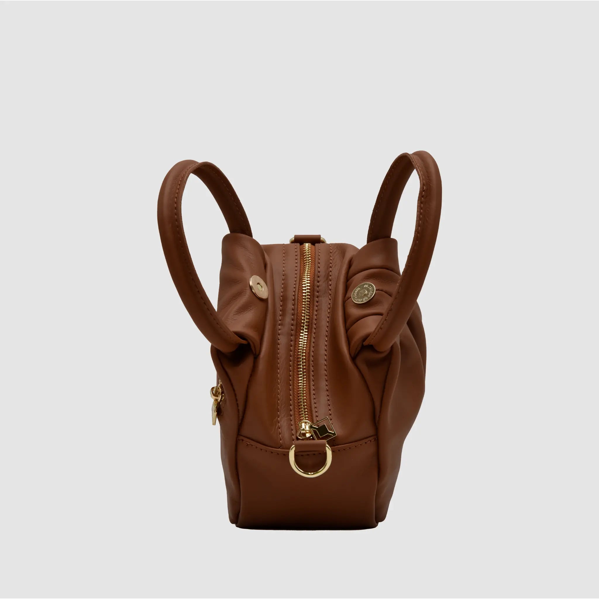 PETITE S - Borsa a mano in Pelle Sauvage - CUOIO - MIDMAIND™ | BRAND