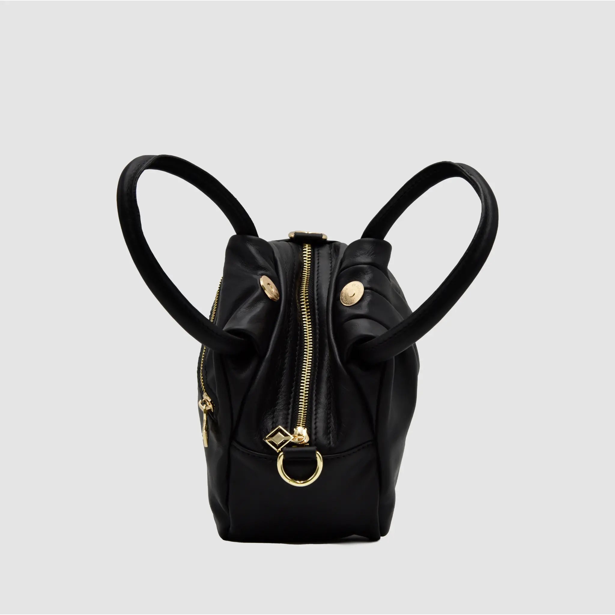 PETITE S - Borsa a mano in Pelle Sauvage - NERO - MIDMAIND™ | BRAND