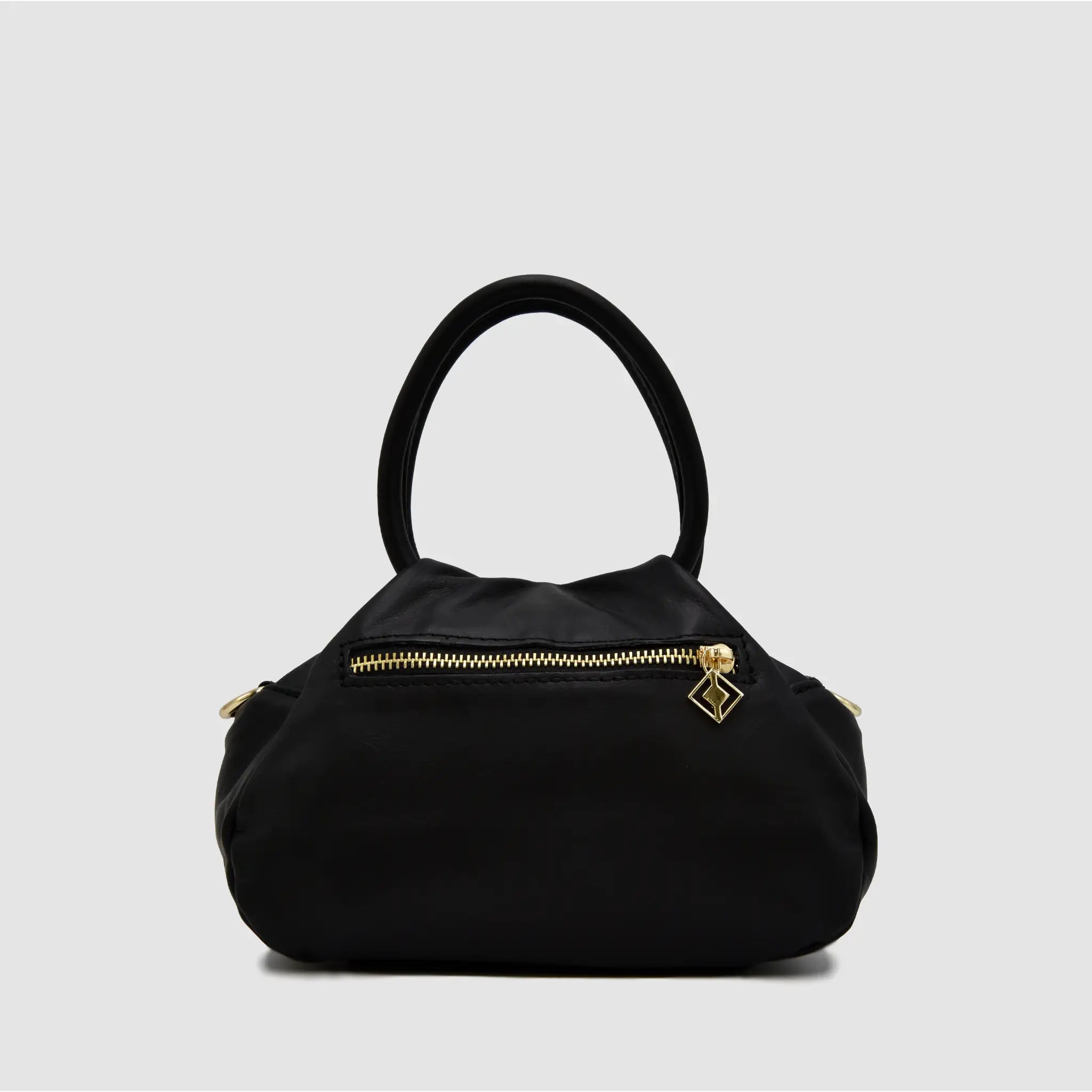 PETITE S - Borsa a mano in Pelle Sauvage - NERO - MIDMAIND™ | BRAND