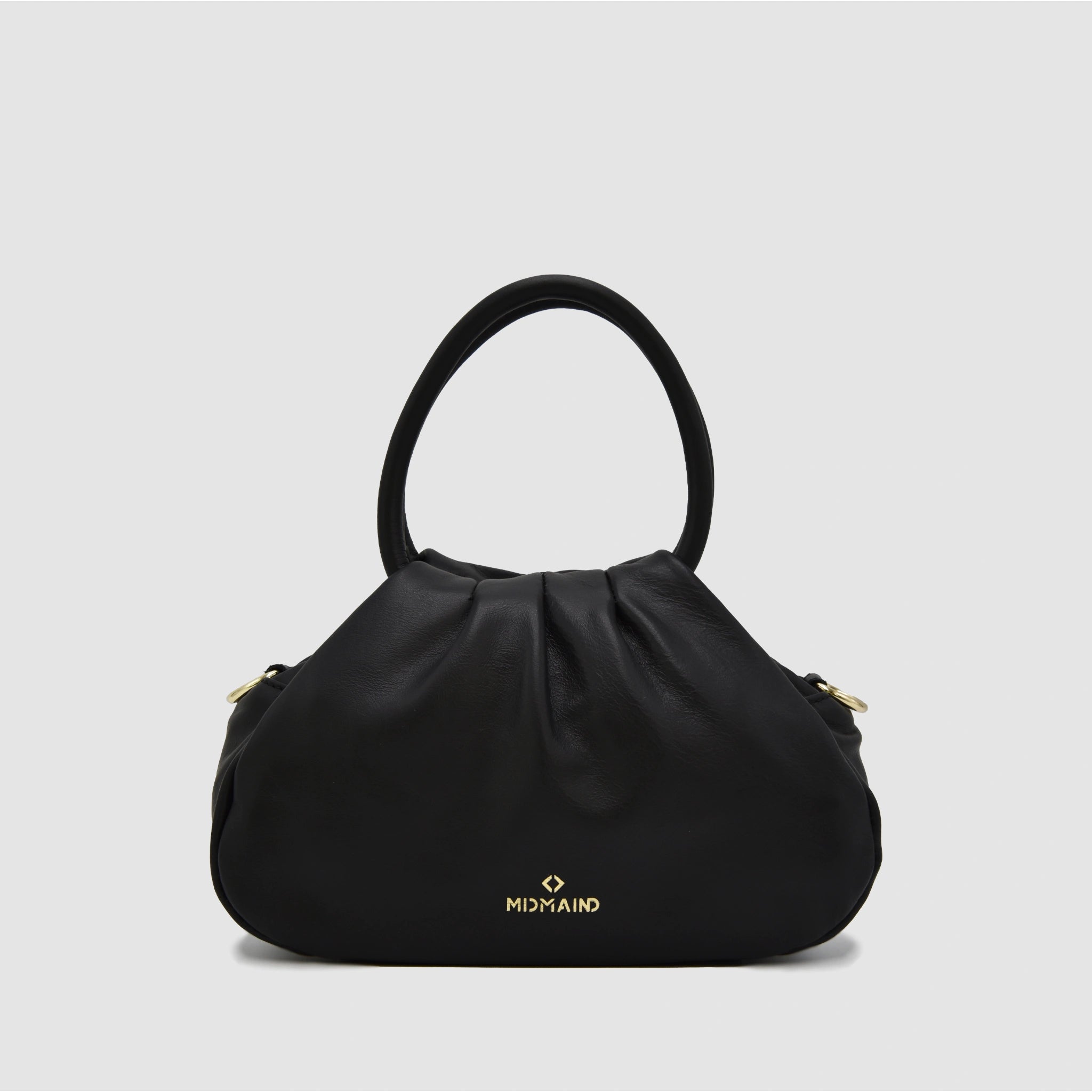 PETITE S - Borsa a mano in Pelle Sauvage - NERO - MIDMAIND™ | BRAND