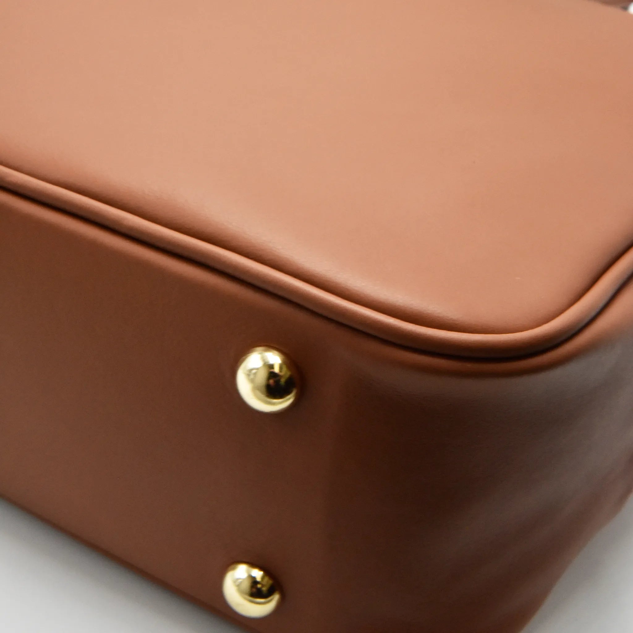 SKIN M - Borsa a mano in Pelle Sauvage - Cuoio - MIDMAIND™ | BRAND