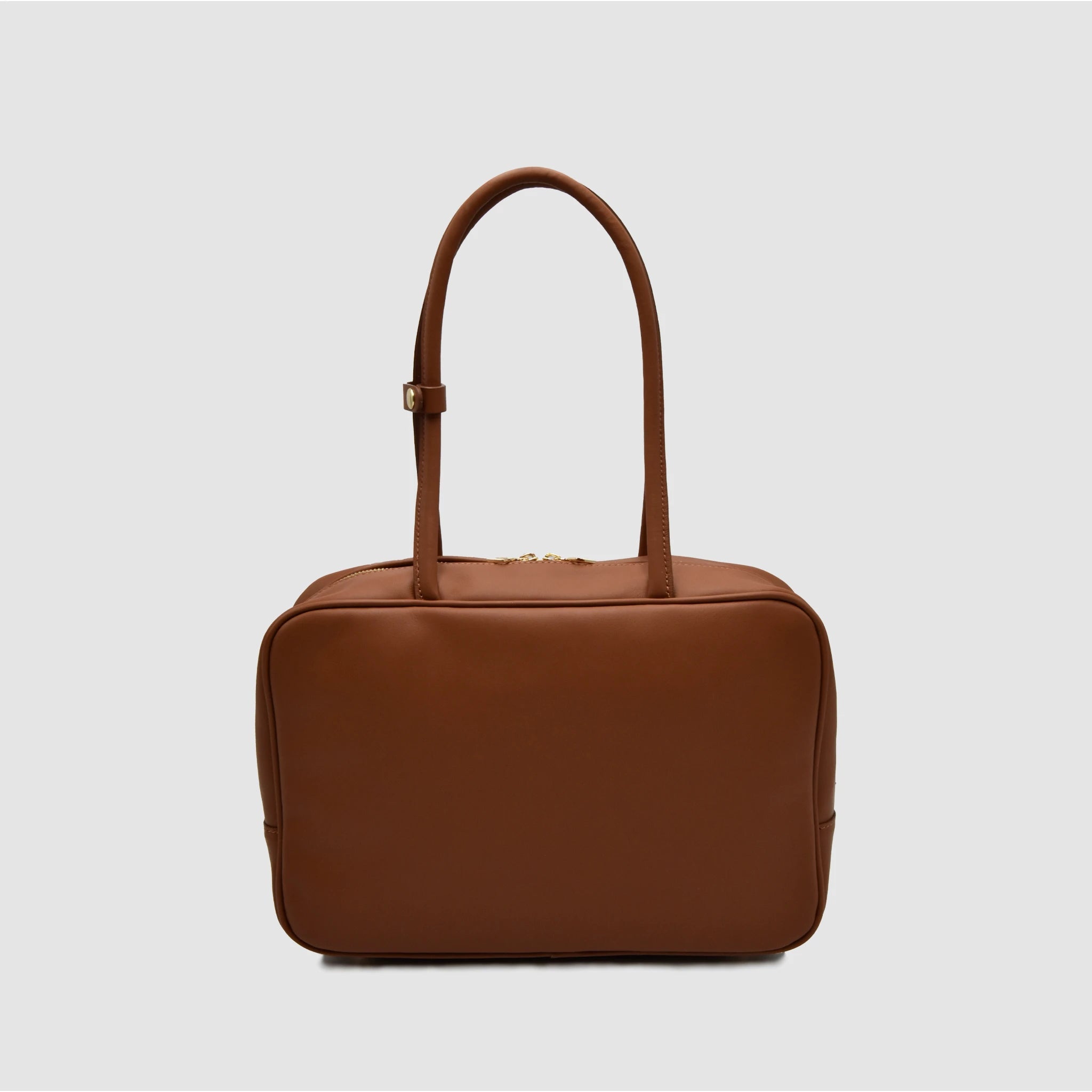 SKIN M - Borsa a mano in Pelle Sauvage - Cuoio - MIDMAIND™ | BRAND