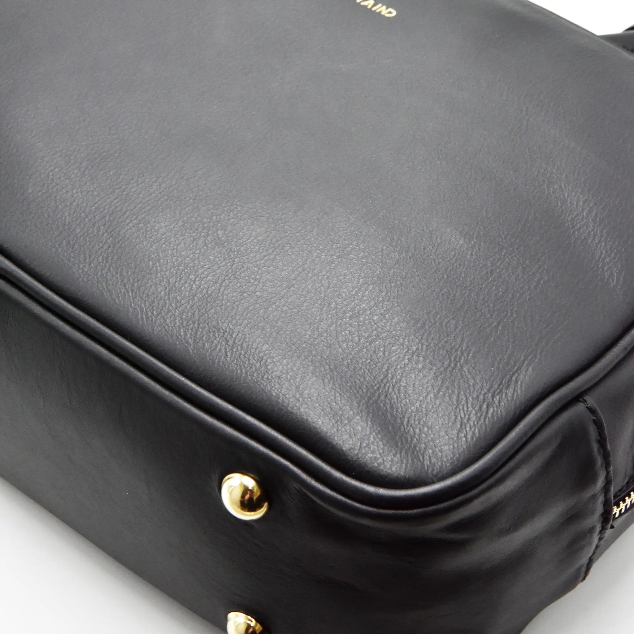 SKIN M - Borsa a mano in Pelle Sauvage - Nero - MIDMAIND™ | BRAND