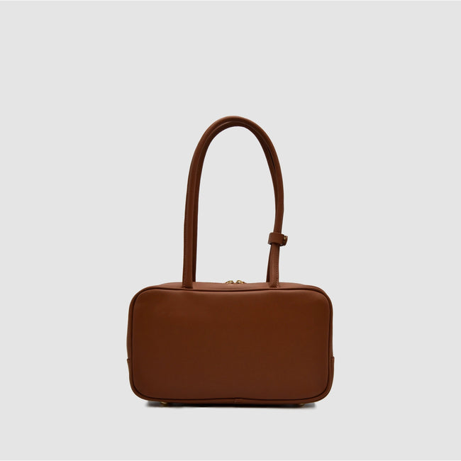 SKIN S - Borsa a mano in Pelle Sauvage - Cuoio - MIDMAIND™ | BRAND