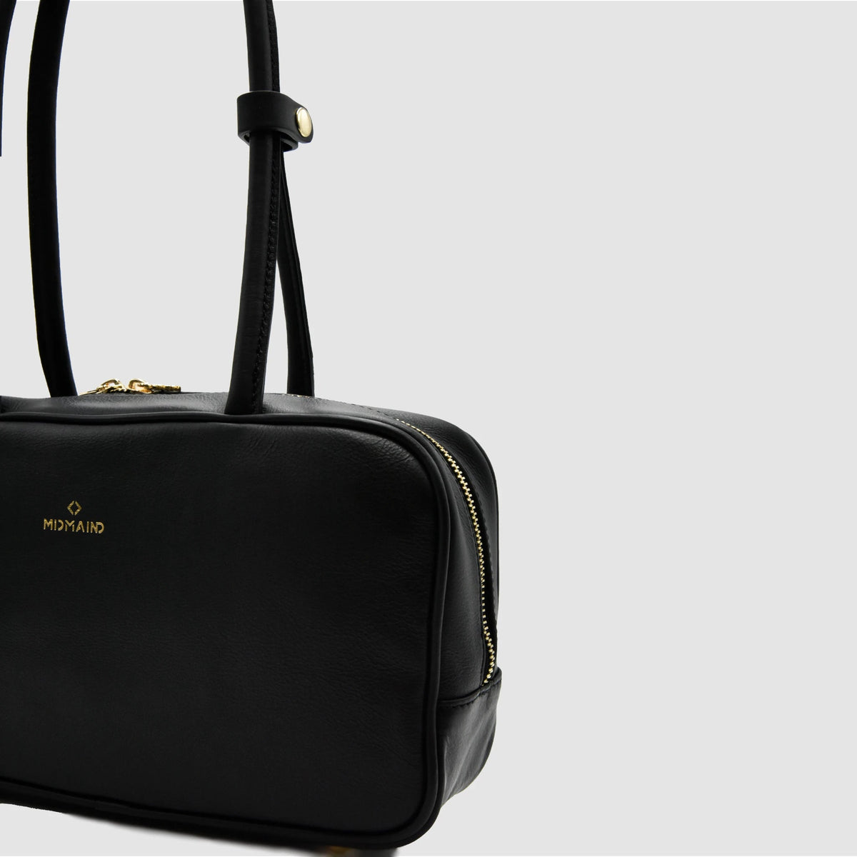 SKIN S - Borsa a mano in Pelle Sauvage - Nero - MIDMAIND™ | BRAND
