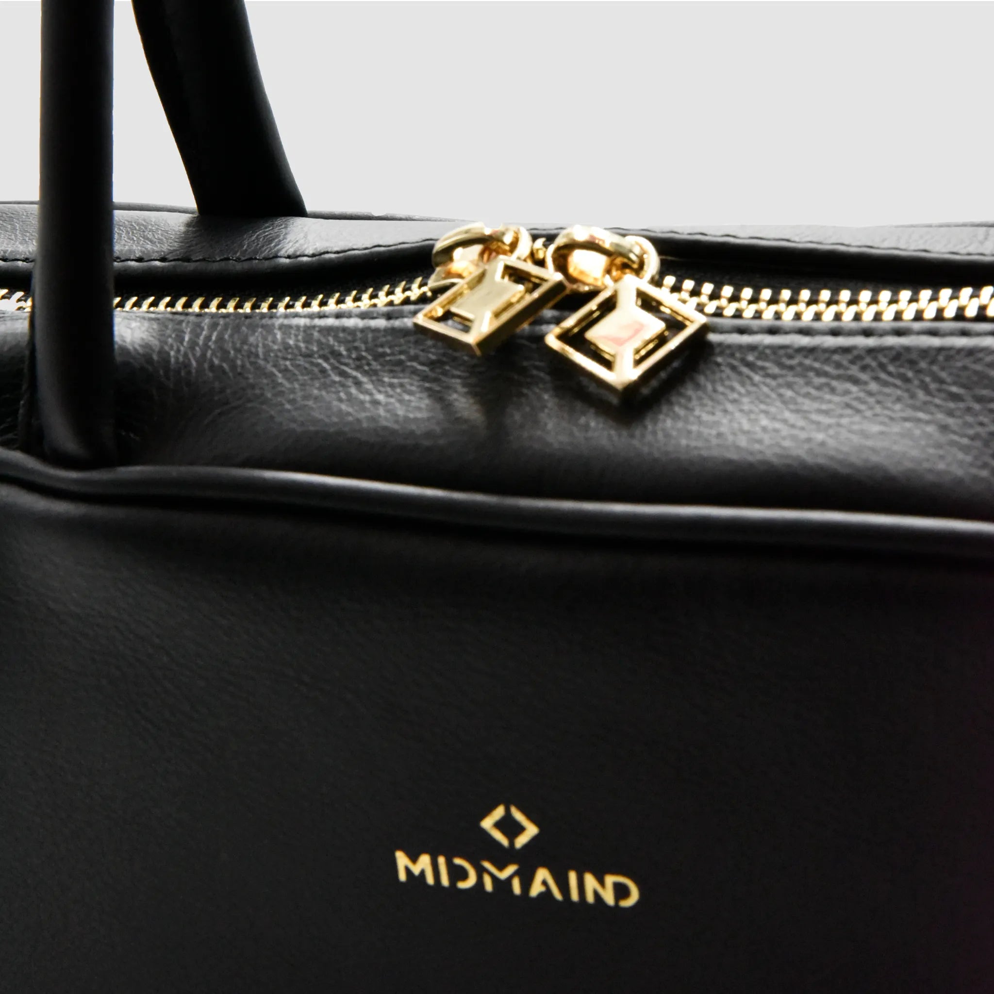 SKIN S - Borsa a mano in Pelle Sauvage - Nero - MIDMAIND™ | BRAND