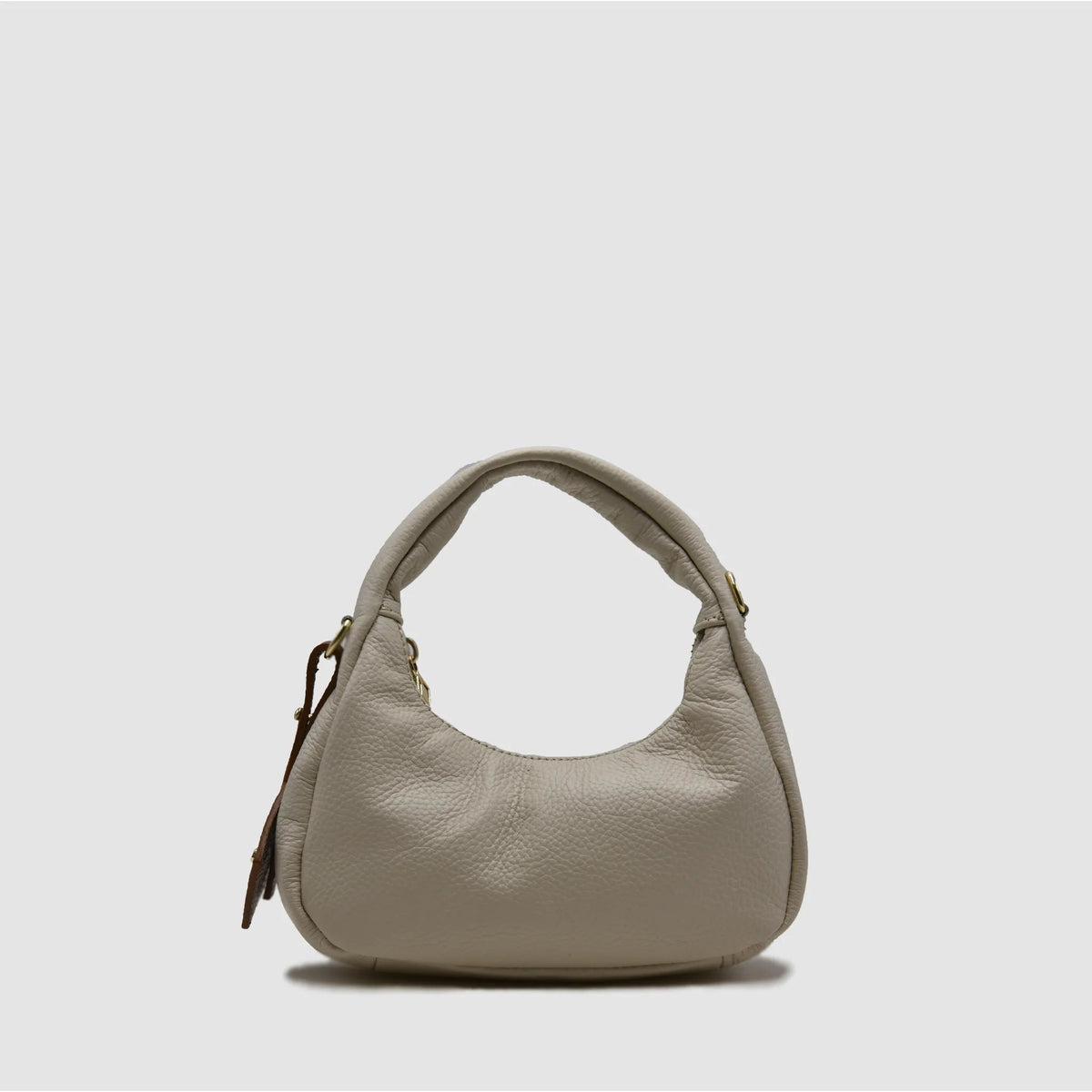 WANDER S - Borsa hobo in Pelle - CREMA - MIDMAIND™ | BRAND