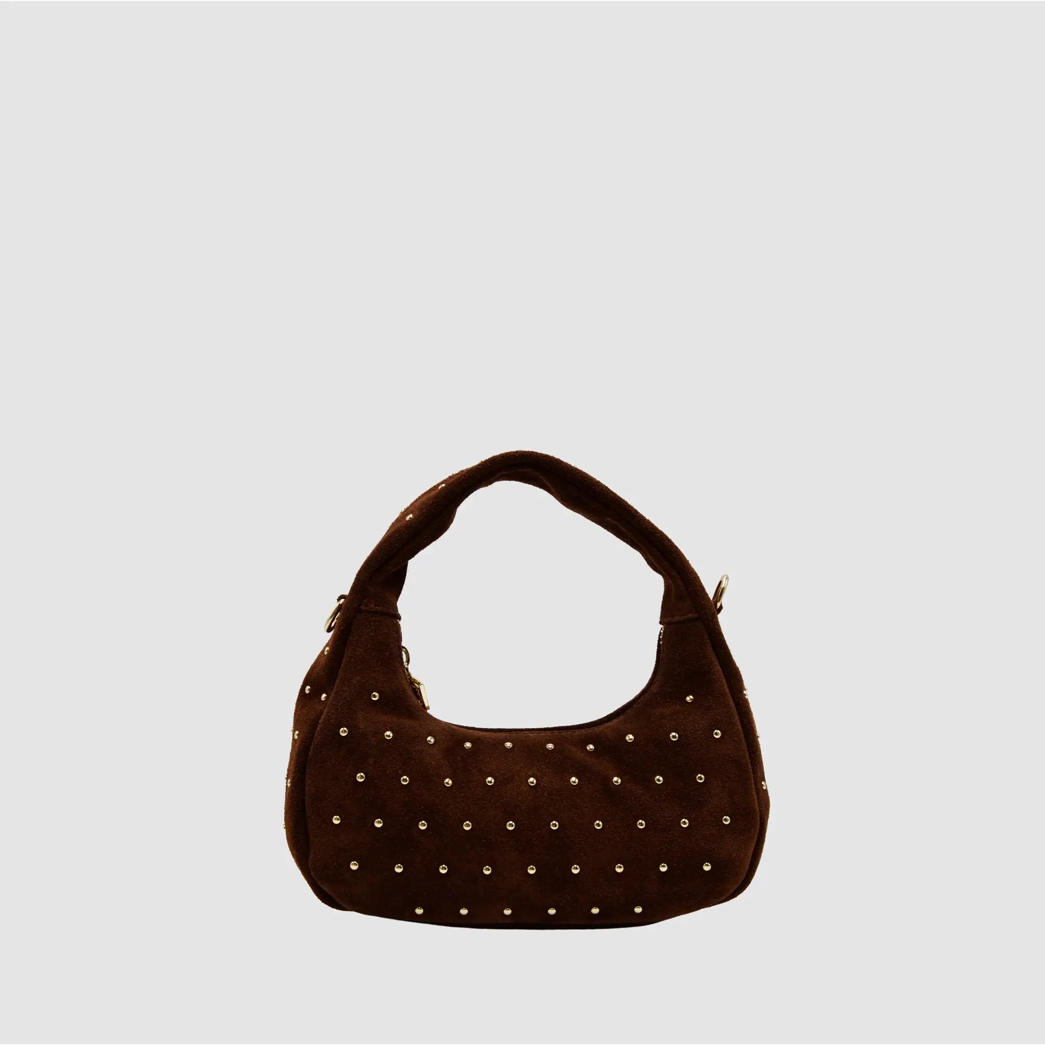 WANDER S - Borsa hobo in Pelle Suede - CANNELLA - MIDMAIND™ | BRAND