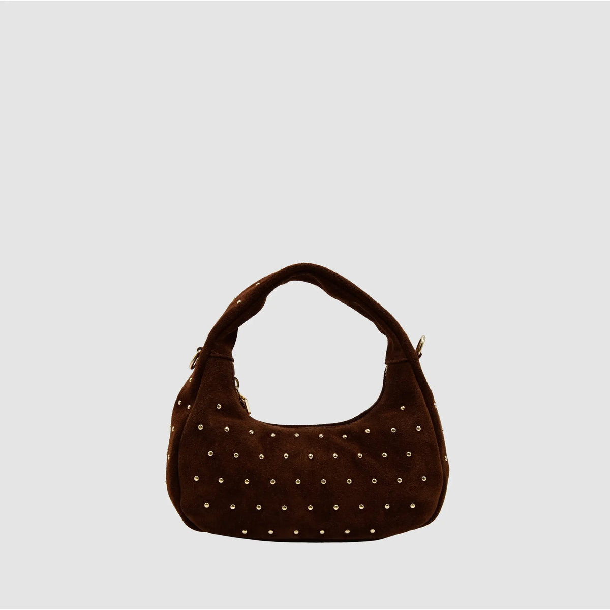 WANDER S - Borsa hobo in Pelle Suede - CANNELLA - MIDMAIND™ | BRAND