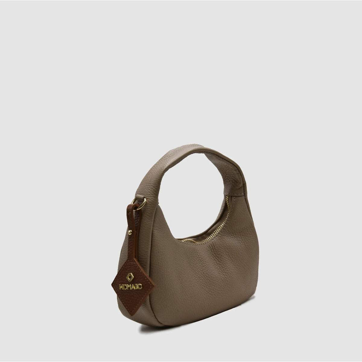 WANDER S - Borsa hobo in Pelle - TAUPE - MIDMAIND™ | BRAND