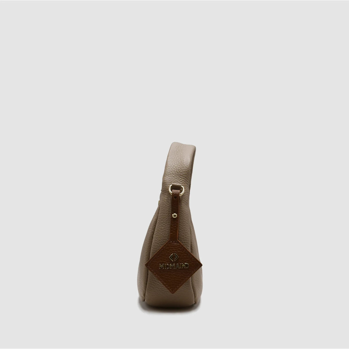 WANDER S - Borsa hobo in Pelle - TAUPE - MIDMAIND™ | BRAND