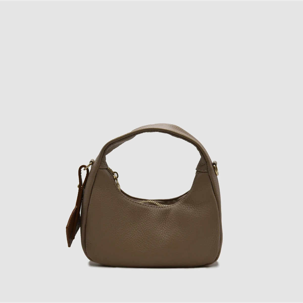 WANDER S - Borsa hobo in Pelle - TAUPE - MIDMAIND™ | BRAND