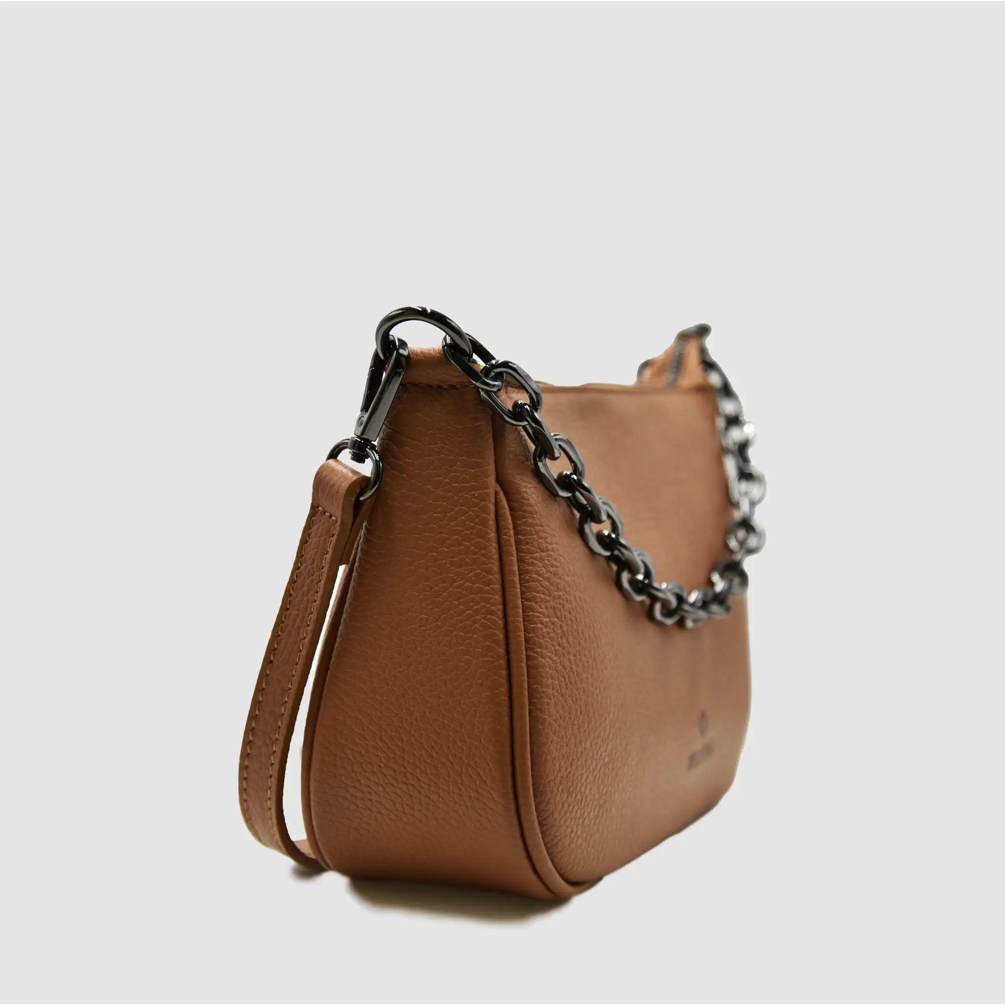 WESTIE - Borsa a baguette in pelle - CAMEL - MIDMAIND™ | BRAND